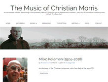 Tablet Screenshot of christianmorris.net